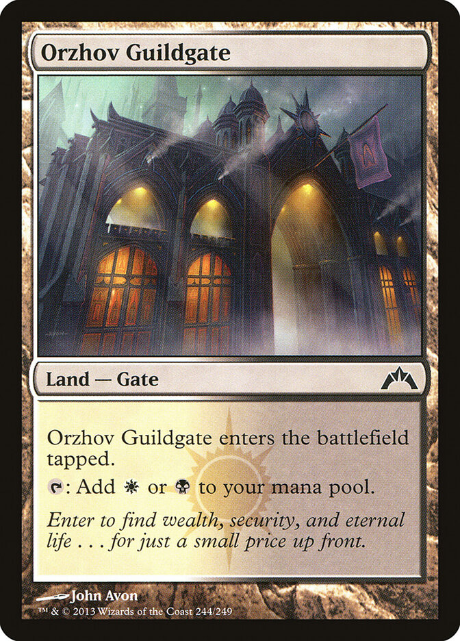 Orzhov Guildgate - Gatecrash 244