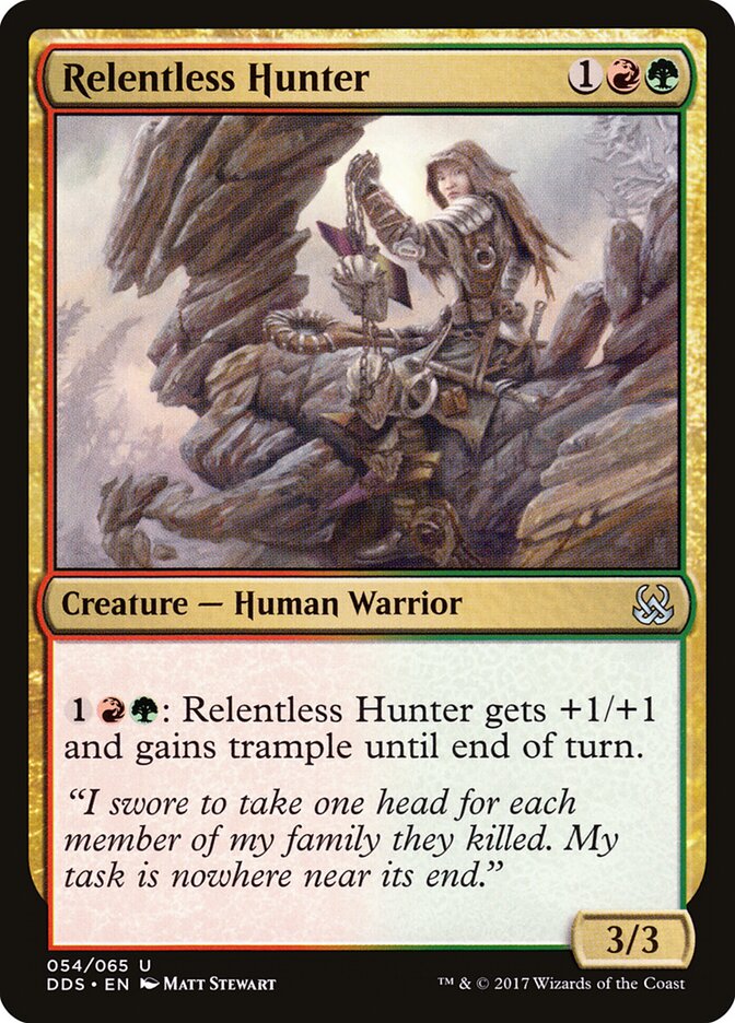Relentless Hunter - Duel Decks: Mind vs. Might 54
