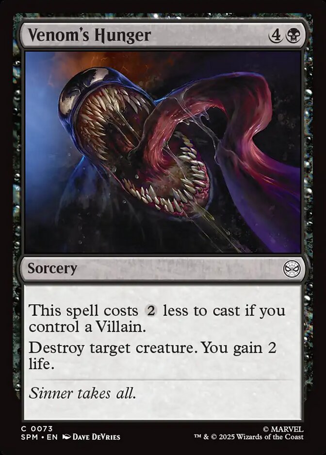 Venom's Hunger - Marvel's Spider-Man 73 (Foil)