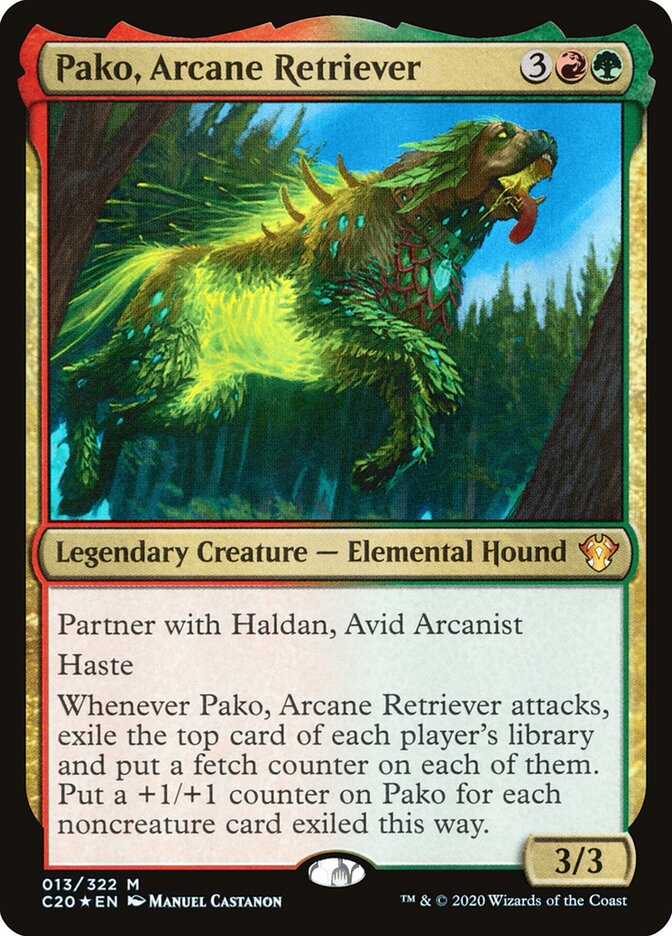 Pako, Arcane Retriever - Commander 2020 13 (Foil)