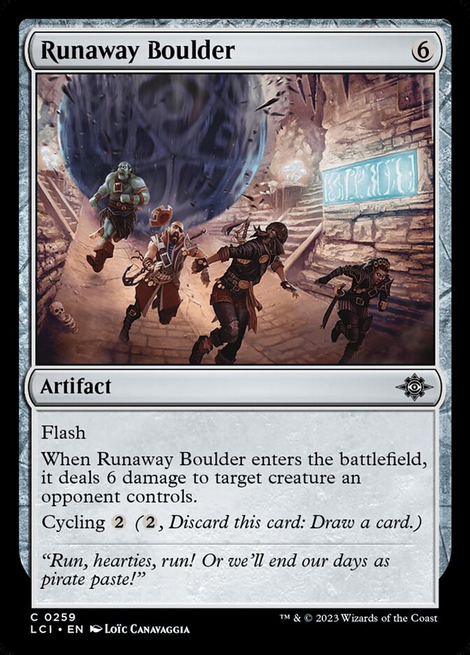 Runaway Boulder - The Lost Caverns of Ixalan 259 (Foil)