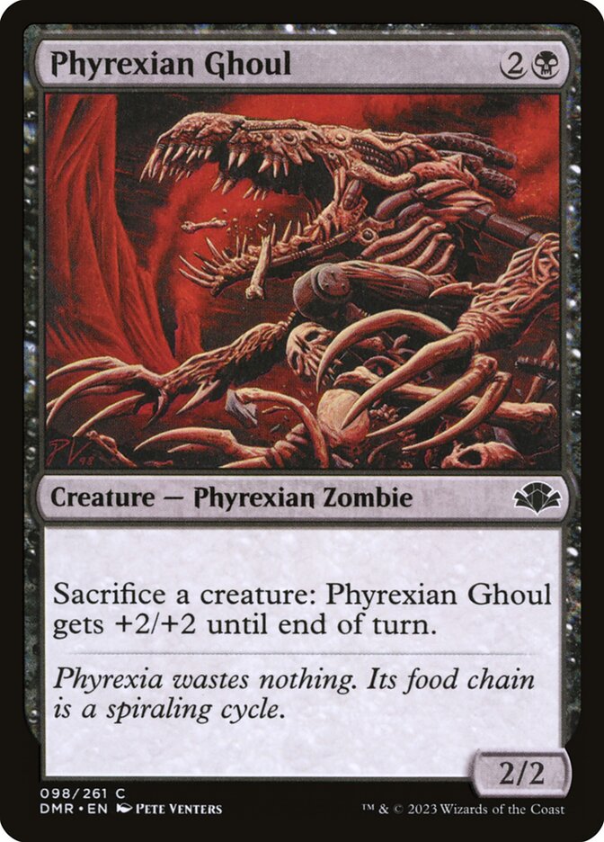 Phyrexian Ghoul - DMR 98 (Foil)