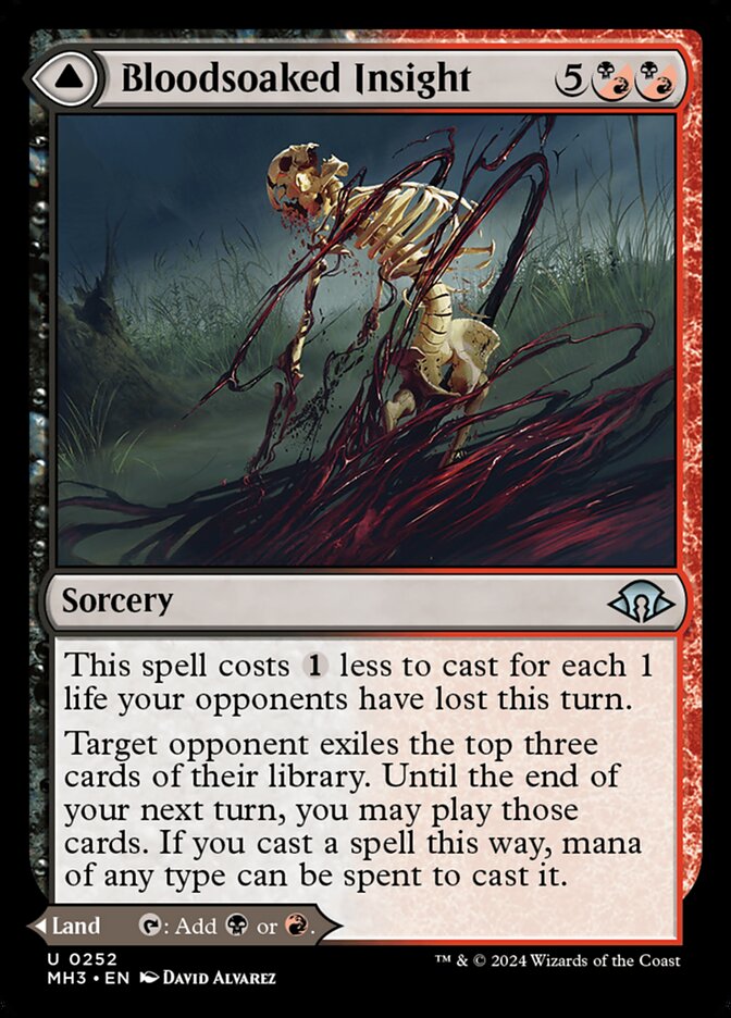 Bloodsoaked Insight // Sanguine Morass - MH3 252