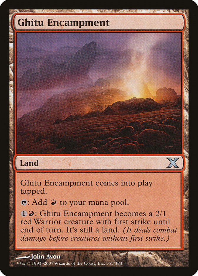 Ghitu Encampment - 10E 353