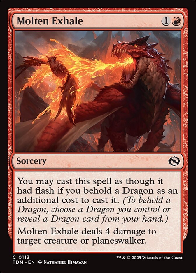 Molten Exhale - Tarkir: Dragonstorm 113