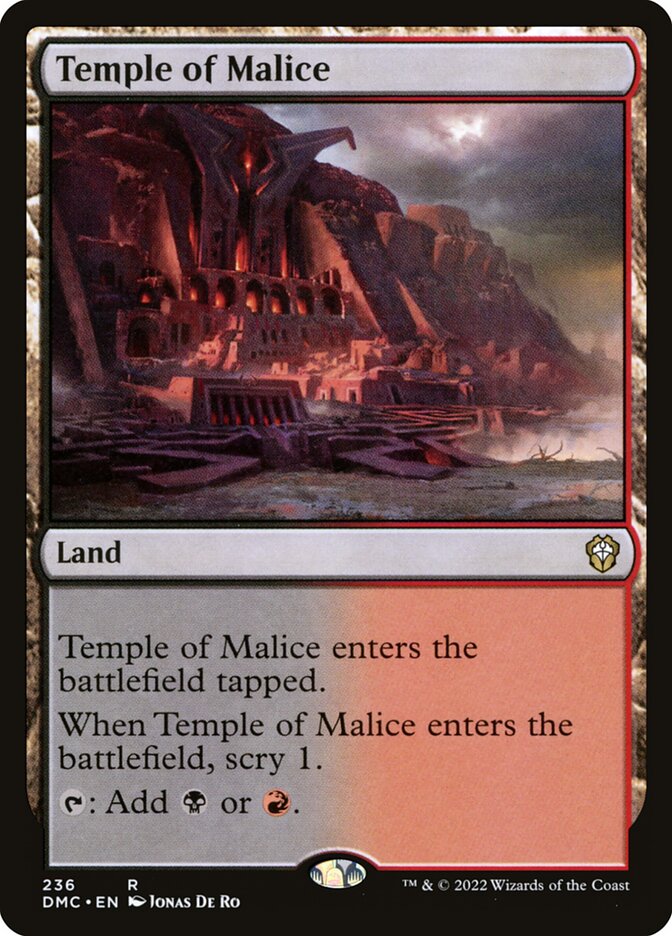 Temple of Malice - DMC 236