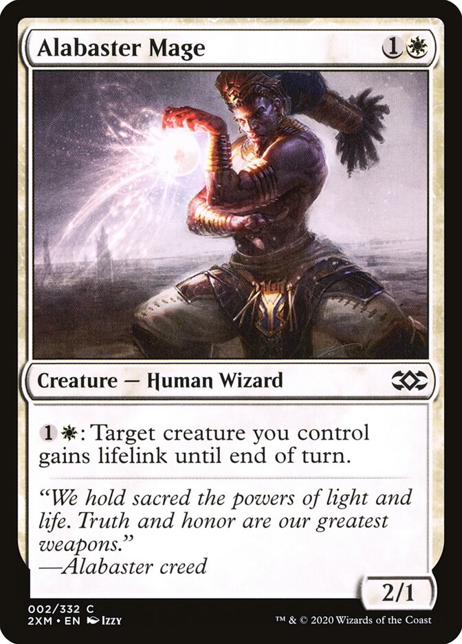 Alabaster Mage - Double Masters 2 (Foil)