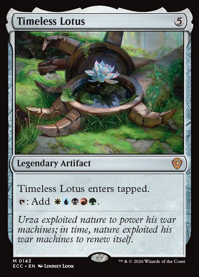 Timeless Lotus - Lorwyn Eclipsed Commander 143