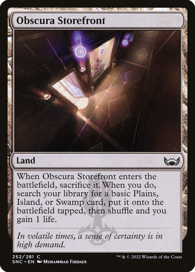 Obscura Storefront - SNC 252