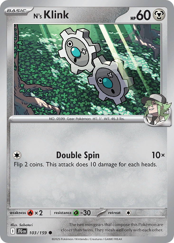 N's Klink - Journey Together 103/159 (Foil) - Near Mint