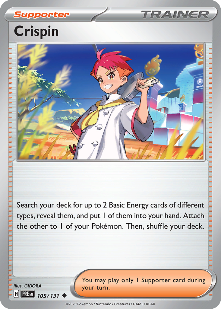 Crispin (Poke Ball Pattern) - Prismatic Evolutions 105/131 (Foil) - Near Mint