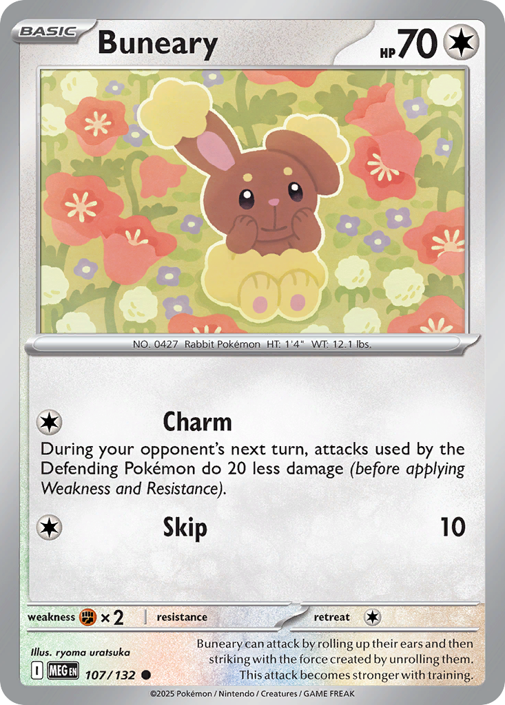 Buneary - Mega Evolution 107/132 (Foil) - Near Mint