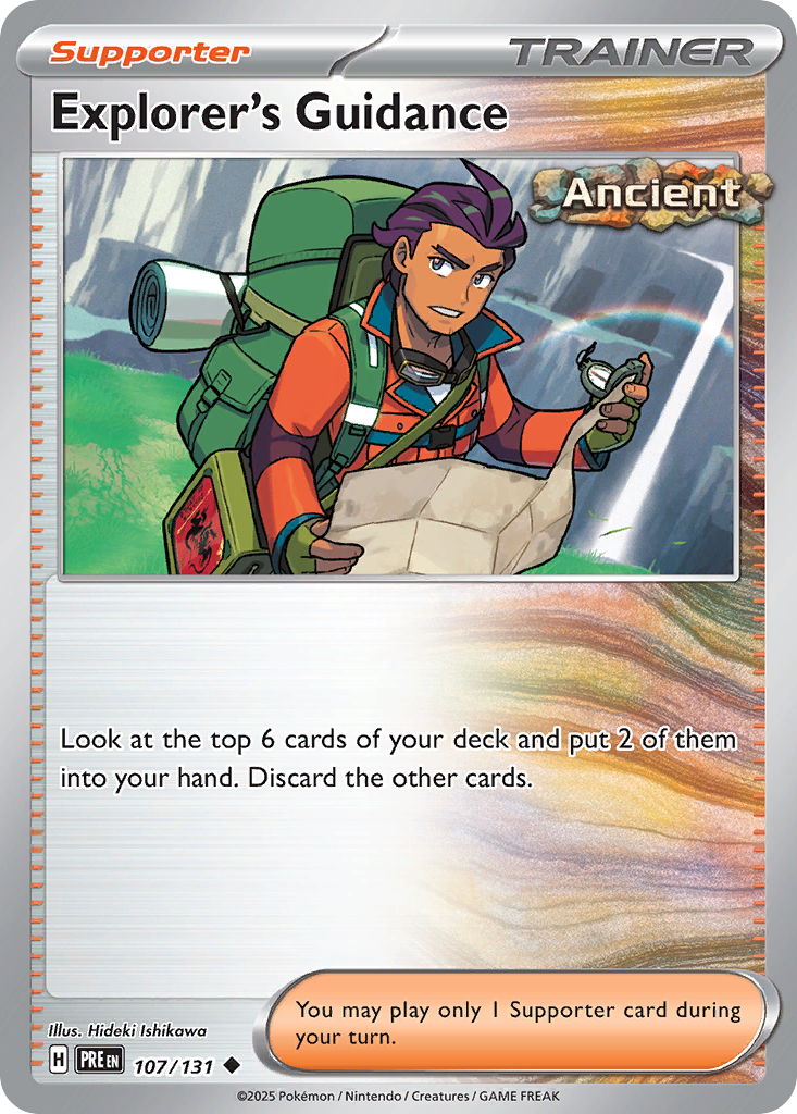 Explorer's Guidance - Prismatic Evolutions 107/131 - Near Mint
