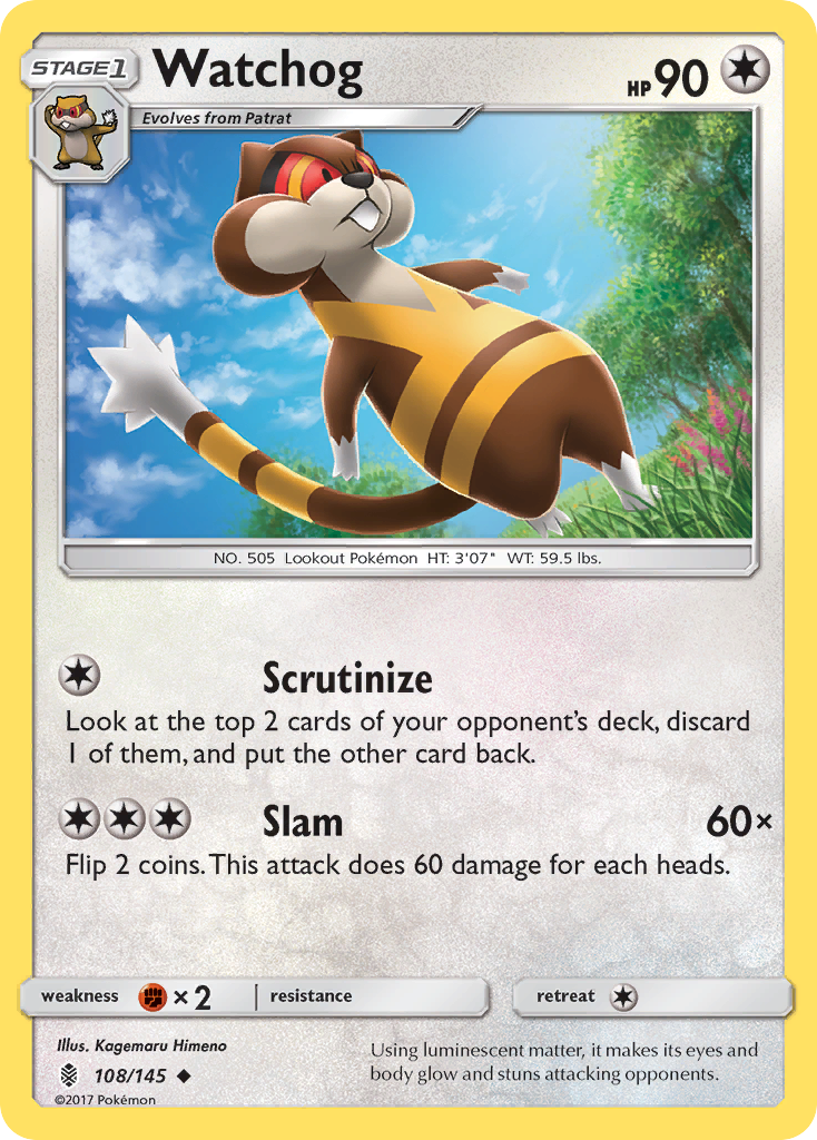 Watchog - Guardians Rising 108/145 - Near Mint