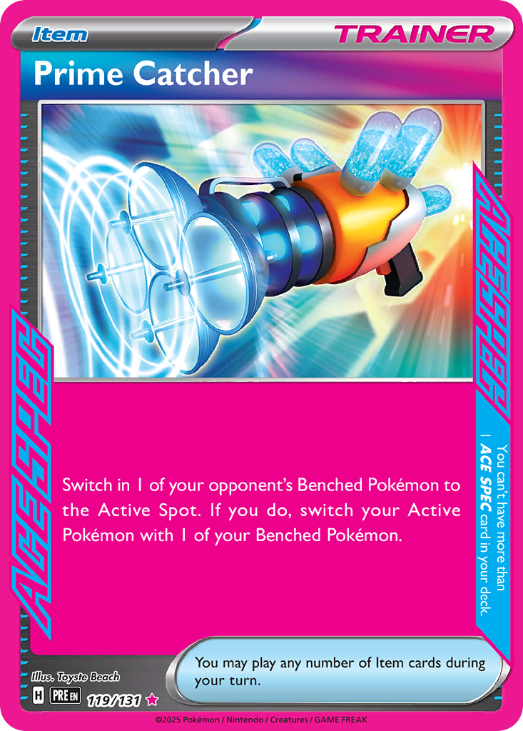 Prime Catcher - Prismatic Evolutions 119/131 (Foil) - Near Mint - Ungraded