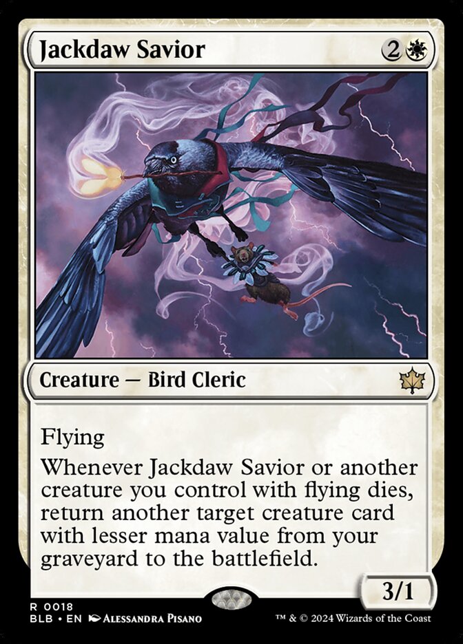 Jackdaw Savior - Bloomburrow 18