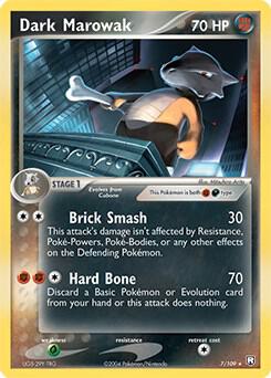 Dark Marowak (EX Team Rocket Returns) - Deck Exclusives 007/109 - Lightly Played