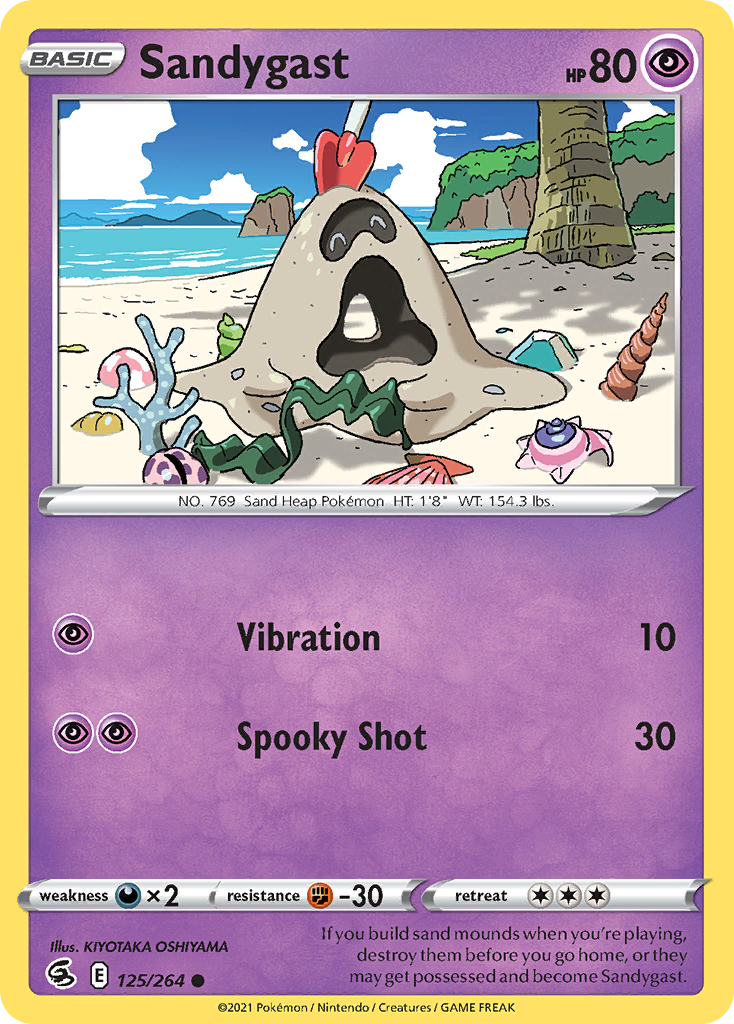 Sandygast - Fusion Strike 125/264 - Near Mint