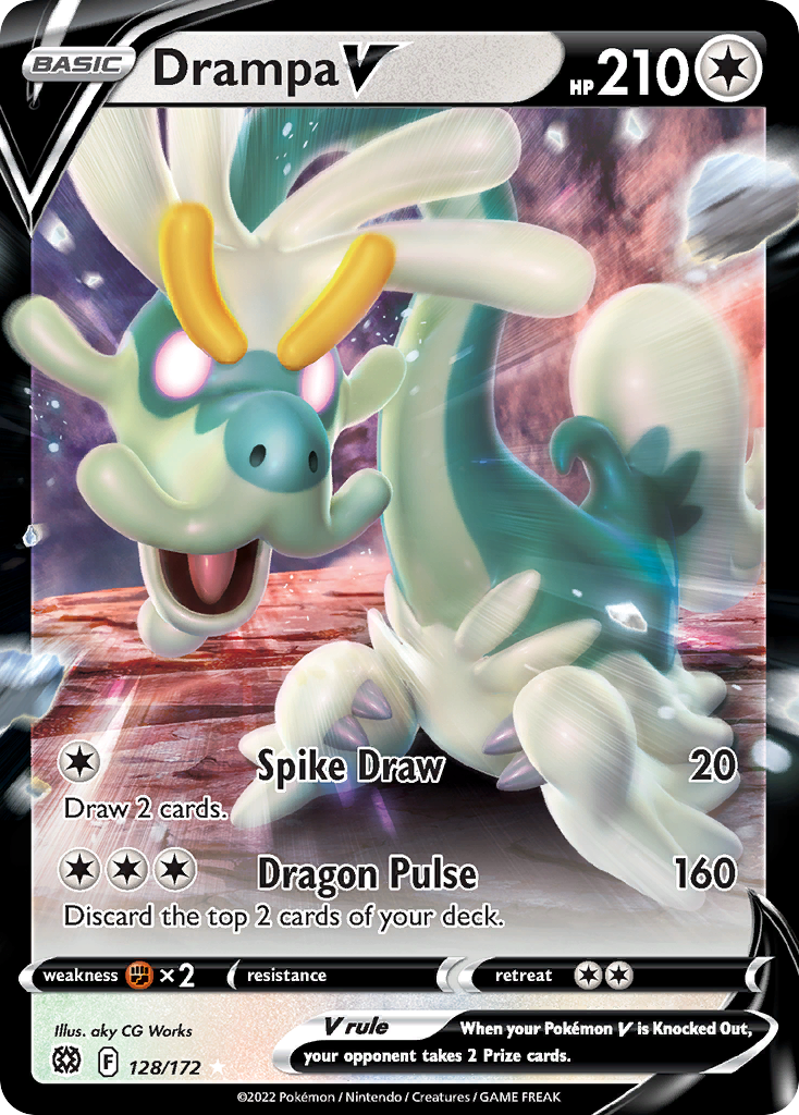 Drampa V - Brilliant Stars 128/172 (Foil) - Near Mint