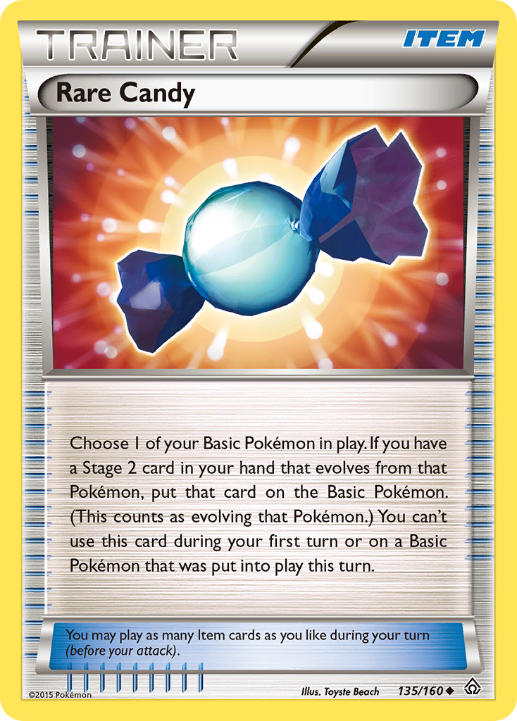 Rare Candy - Primal Clash 135 (Foil) - Near Mint