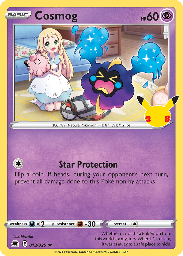 Cosmog - Celebrations 013/025 (Foil) - Near Mint