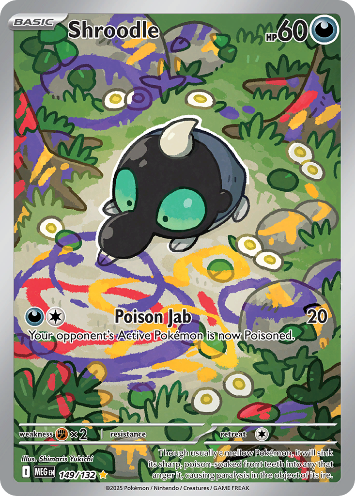 Shroodle - Mega Evolution 149/132 (Foil) - Near Mint