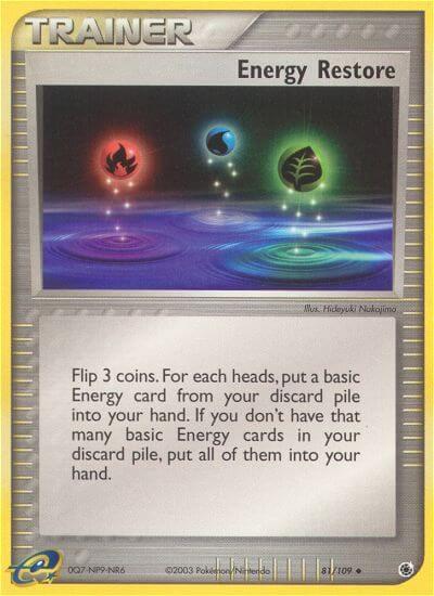 Energy Restore - EX Ruby & Sapphire 81 - Near Mint