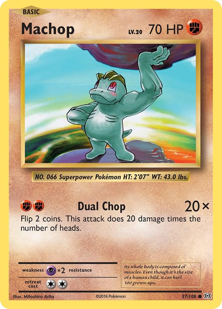Machop - XY - Evolutions 57/108 - Near Mint