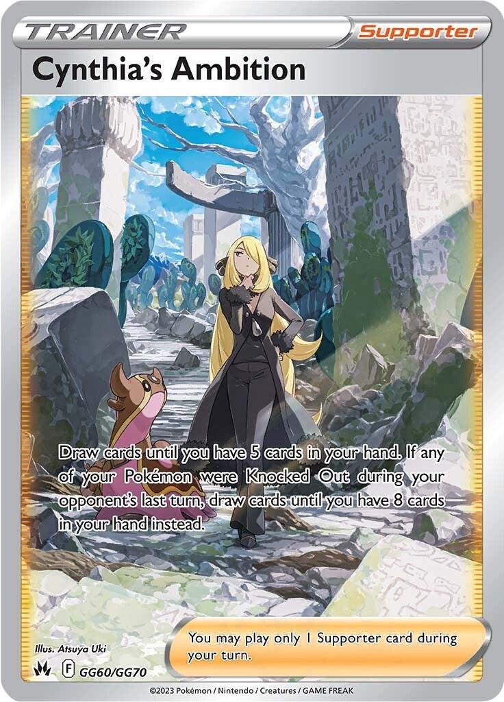 Cynthia's Ambition - Crown Zenith: Galarian Gallery GG60/GG70 (Foil) - Near Mint - Ungraded