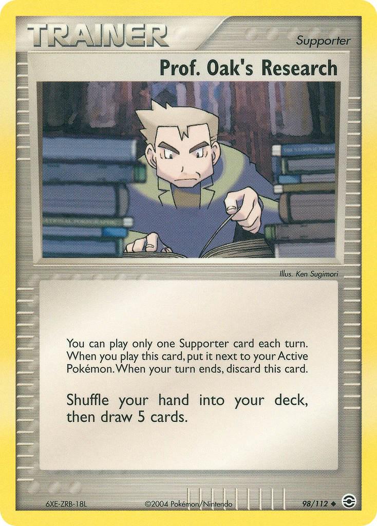 Prof. Oak's Research - EX FireRed & LeafGreen 98 - Near Mint