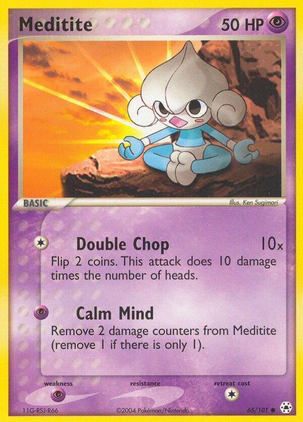 Meditite (65) - EX Hidden Legends 65 - Near Mint