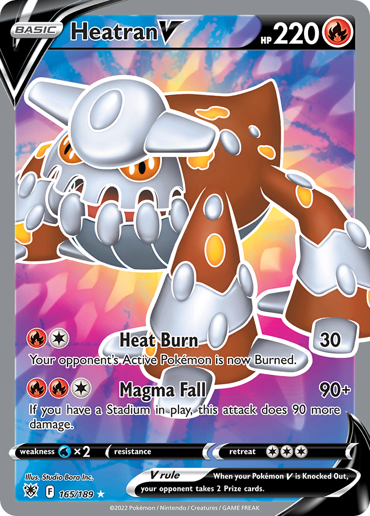 Heatran V (Full Art) - Astral Radiance 165/189 (Foil) - Near Mint