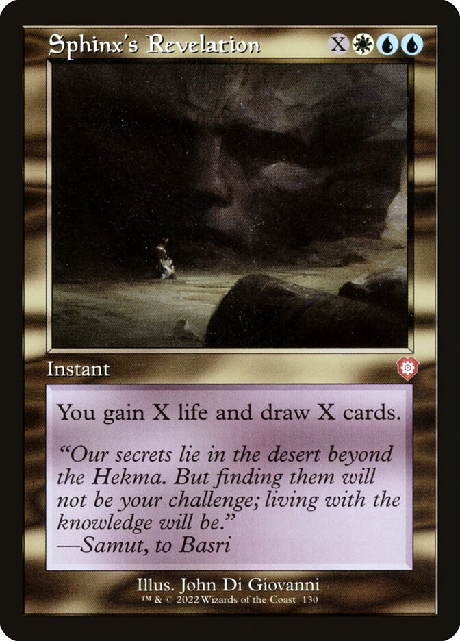Sphinx's Revelation - BRC 130