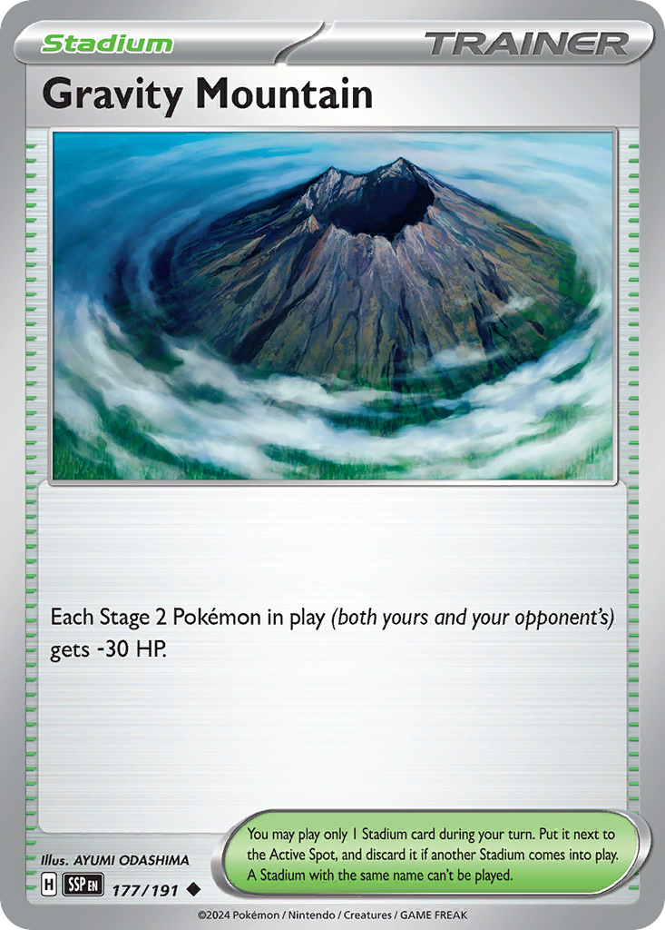 Gravity Mountain - Surging Sparks 177/191 - Near Mint