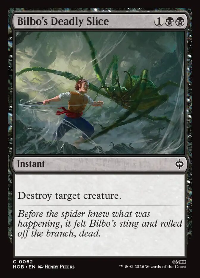 Bilbo's Deadly Slice - The Hobbit 62 (Foil)