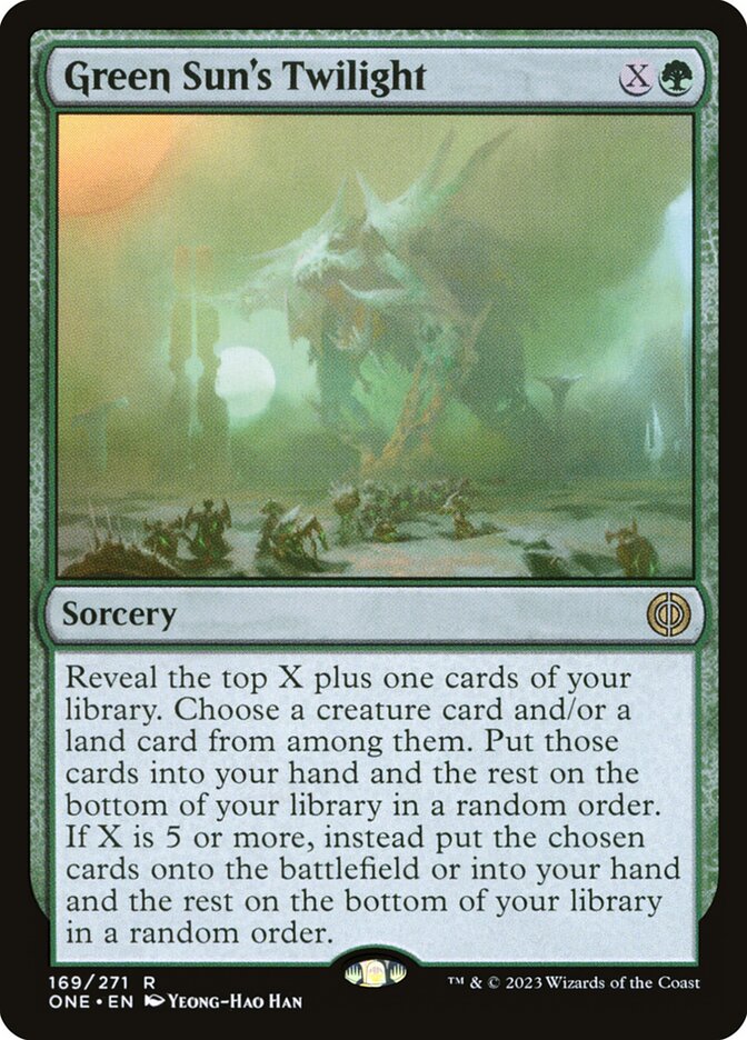 Green Sun's Twilight - ONE 169 (Foil)