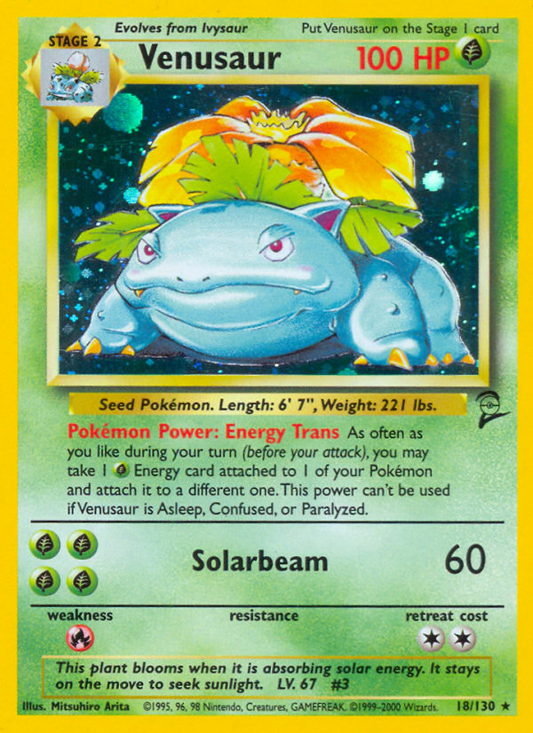 Venusaur - Base Set 2 18 (Foil) - Damaged