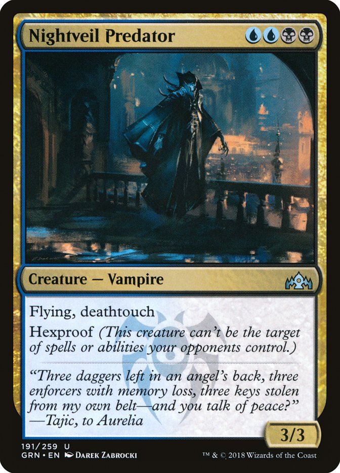 Nightveil Predator - Guilds of Ravnica 191