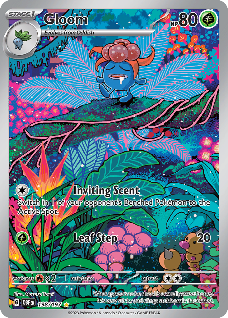 Gloom - Obsidian Flames 198/197 (Foil) - Lightly Played