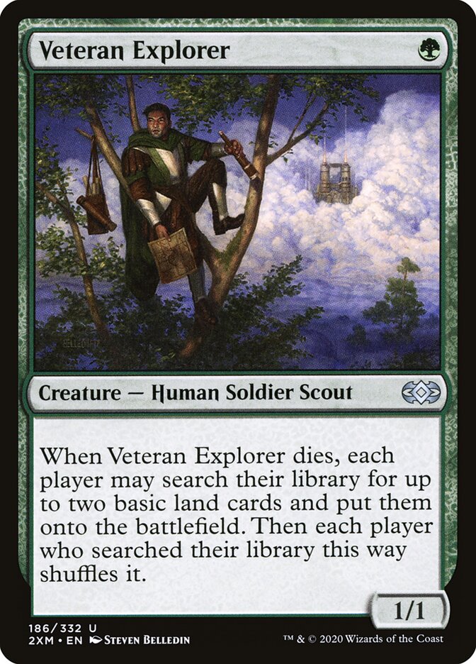 Veteran Explorer - Double Masters 186 (Foil)