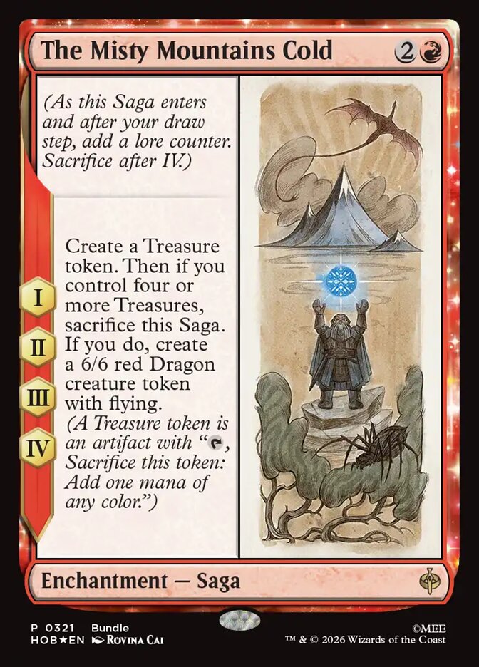 The Misty Mountains Cold - The Hobbit 321 (Foil)