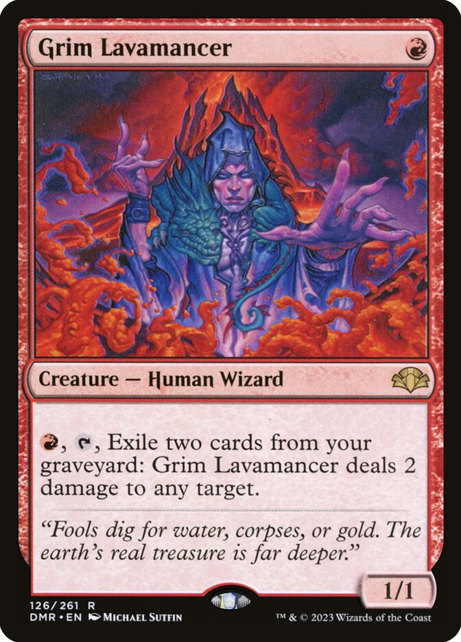 Grim Lavamancer - DMR 126 (Foil)