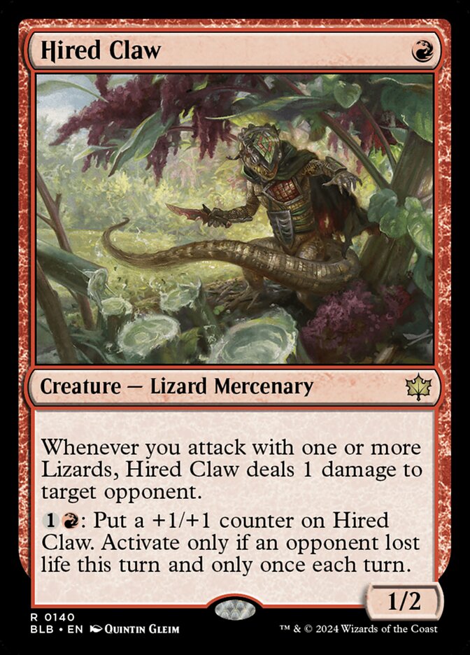 Hired Claw - BLB 140