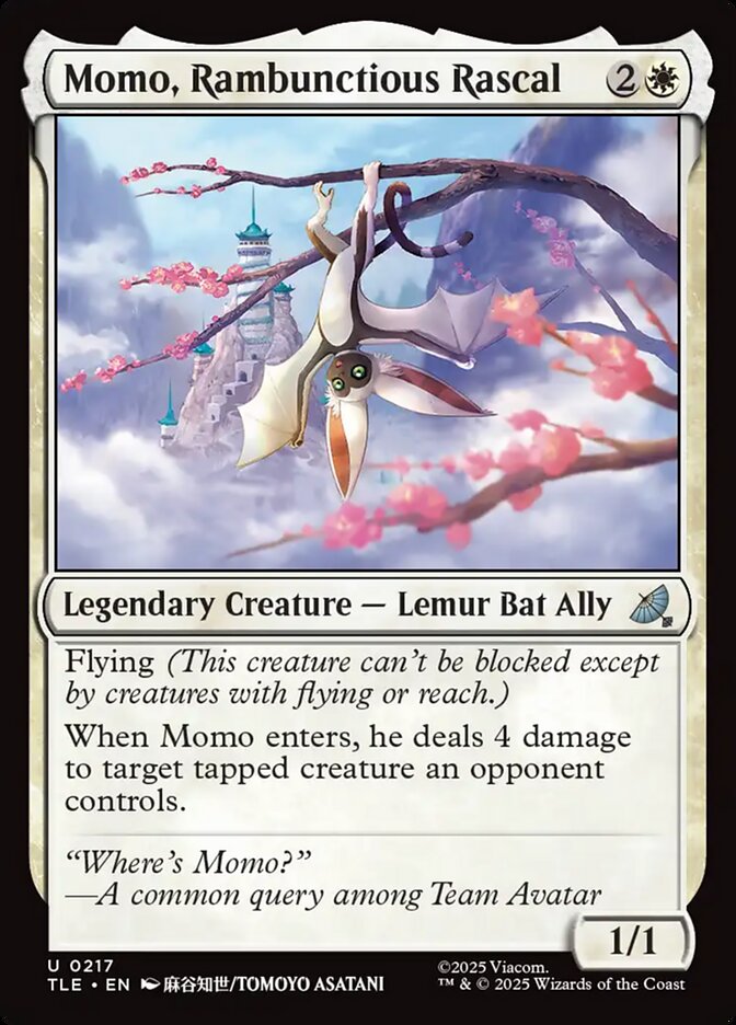 Momo, Rambunctious Rascal - Avatar: The Last Airbender Eternal 217