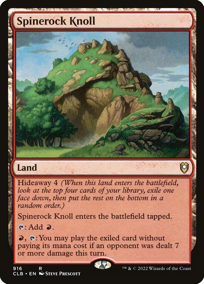 Spinerock Knoll - CLB 916
