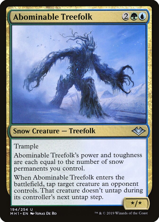 Abominable Treefolk - Modern Horizons 194