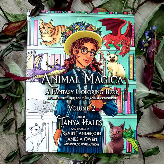 Animal Magica - Fantasy Coloring Book