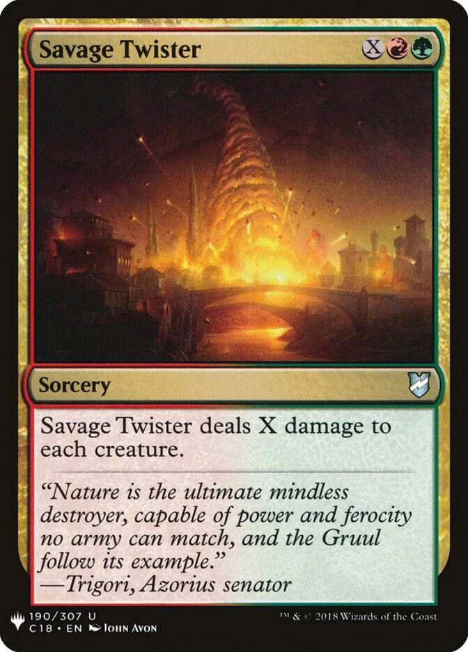 Savage Twister - The List Reprints 190