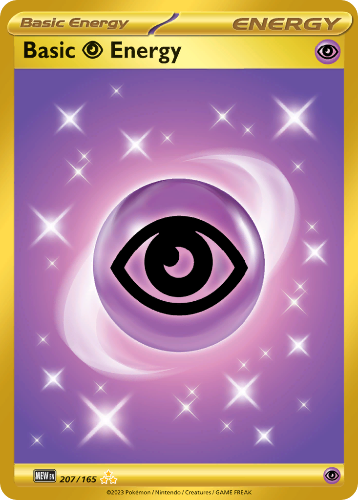 Basic Psychic Energy - Scarlet & Violet—151 207/165 (Foil) - Near Mint