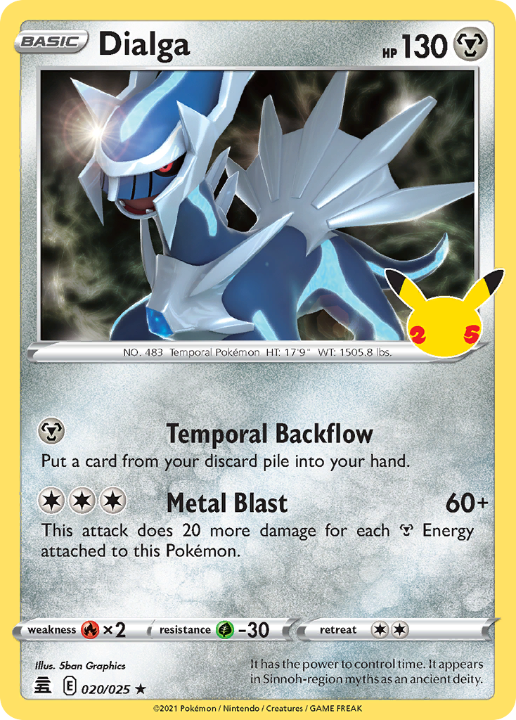 Dialga - Celebrations 020/025 (Foil) - Near Mint